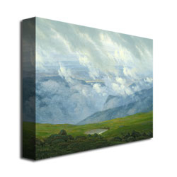 Caspar Friedrich 'Drifting Clouds' Canvas Wall Art 35 X 47