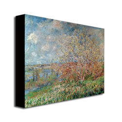 Claude Monet 'Spring 1880' Canvas Wall Art 35 X 47