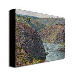 Claude Monet 'Ravines Of The Creuse' Canvas Wall Art 35 X 47