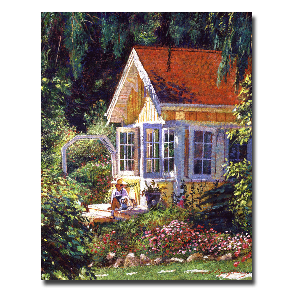 David Lloyd Glover 'Artist's Summer Cottage' Canvas Wall Art 35 X 47