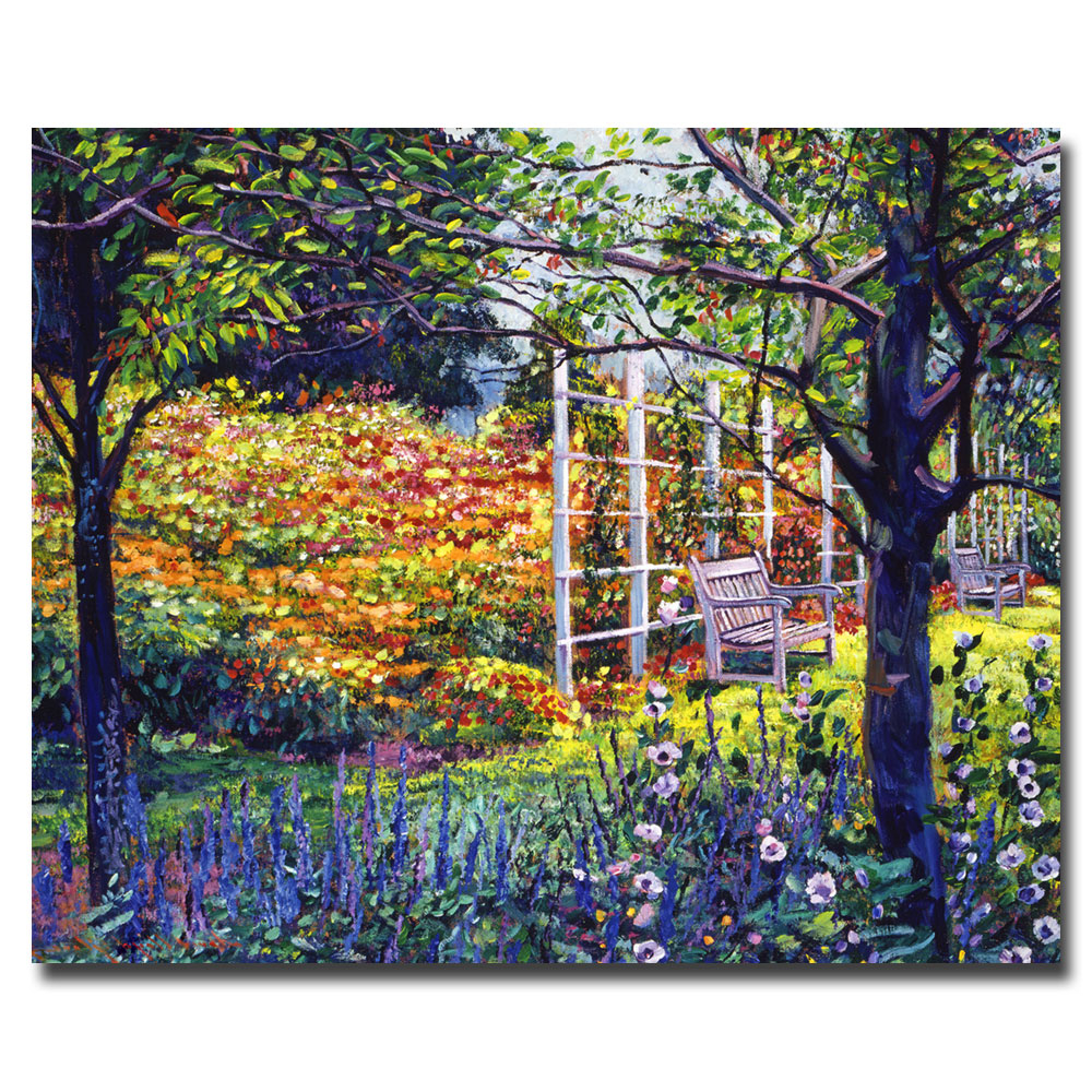 David Lloyd Glover 'Garden For Dreaming' Canvas Wall Art 35 X 47