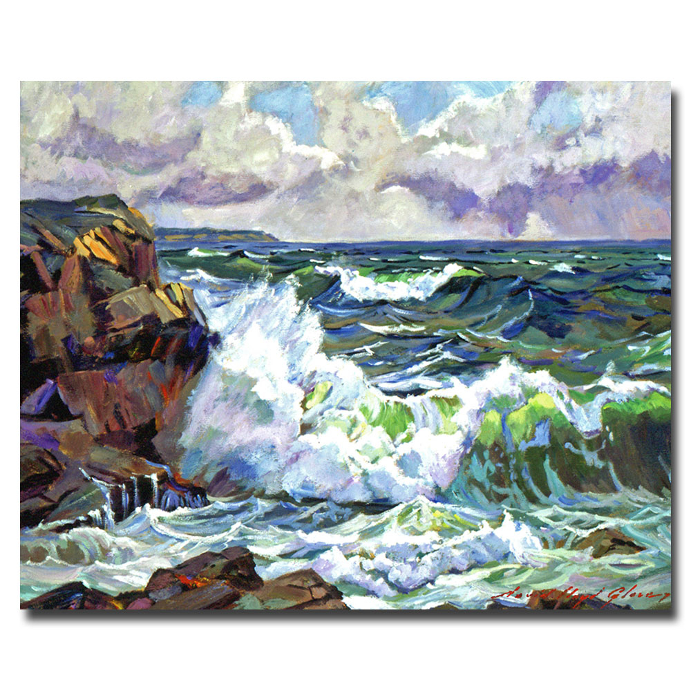 David Lloyd Glover 'Malibu Coastline' Canvas Wall Art 35 X 47