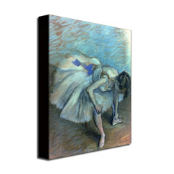 Edgar Degas 'Seated Dancer' Canvas Wall Art 35 X 47