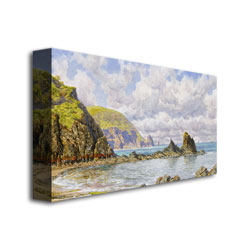 John Brett 'Forest Cove Cardigan Bay' Canvas Wall Art 35 X 47