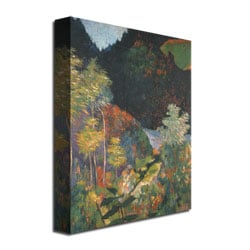 Paul Gauguin 'Landscape' Canvas Wall Art 35 X 47