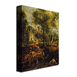 Peter Rubens 'An Autumn Landscape' Canvas Wall Art 35 X 47