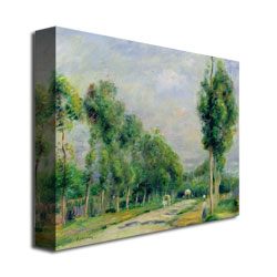 Pierre Renoir 'The Road To Versailles' Canvas Wall Art 35 X 47