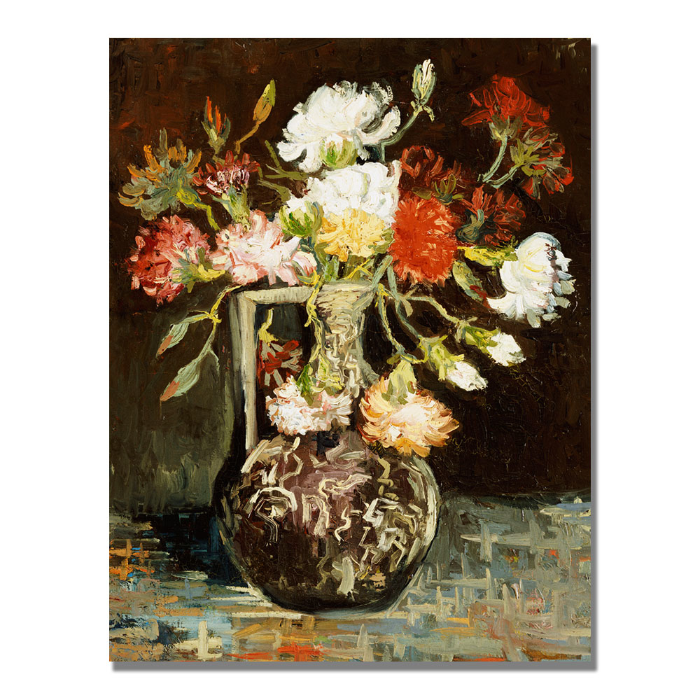 Vincent Van Gogh 'Bouquet Of Flowers II' Canvas Wall Art 35 X 47