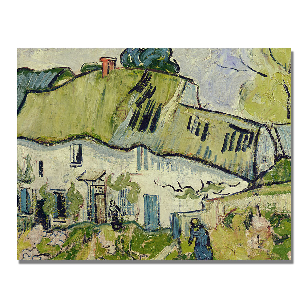 Vincent Van Gogh 'The Farm In Summer' Canvas Wall Art 35 X 47