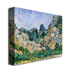 Vincent Van Gogh 'The Alpilles 1889' Canvas Wall Art 35 X 47