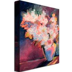Shelia Golden 'Bouquet With White Blooms' Canvas Wall Art 35 X 47