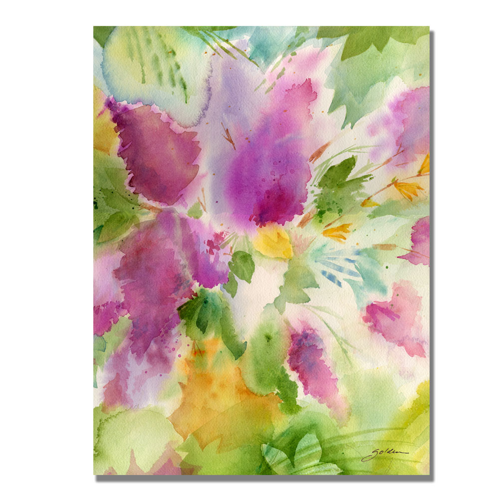 Shelia Golden 'Lilacs' Canvas Wall Art 35 X 47