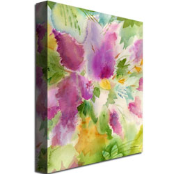 Shelia Golden 'Lilacs' Canvas Wall Art 35 X 47
