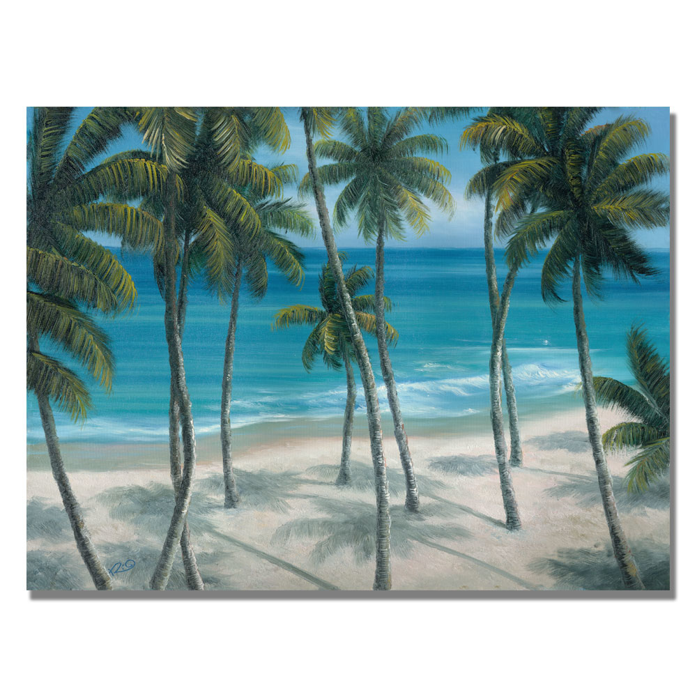 Rio 'Barbados Palms' Canvas Wall Art 35 X 47
