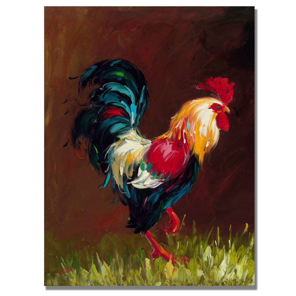 Rio 'Rooster' Canvas Wall Art 35 X 47