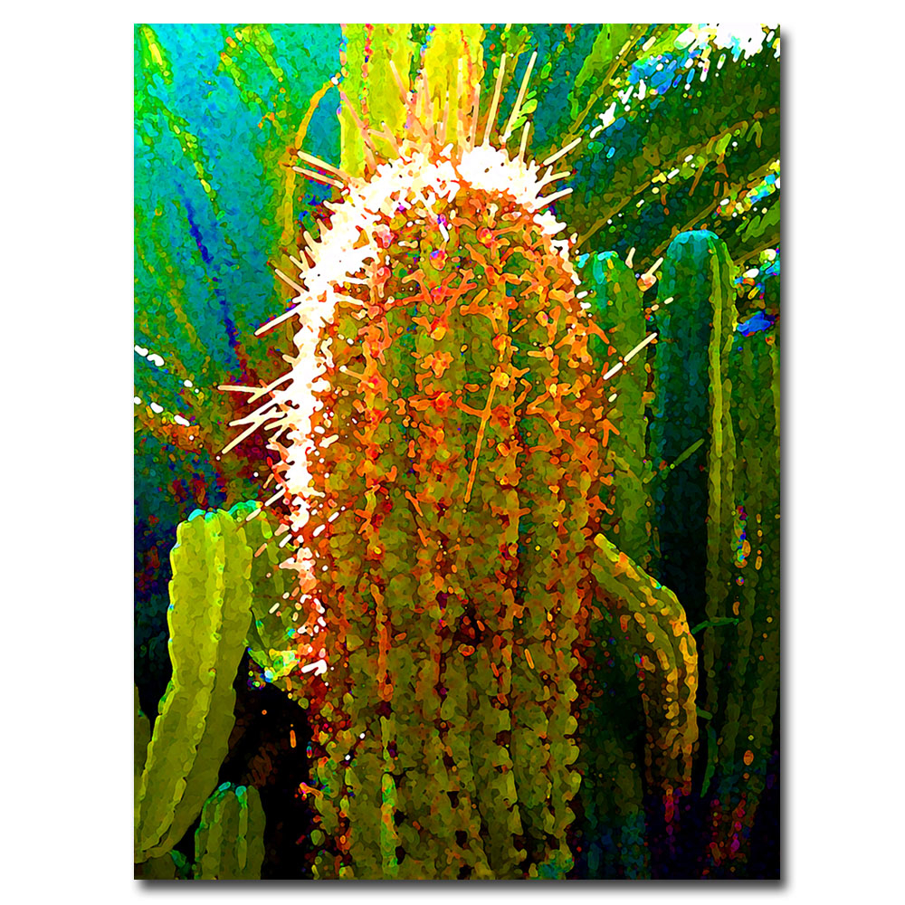 Amy Vangsgard 'Tall Cactus' Canvas Wall Art 35 X 47