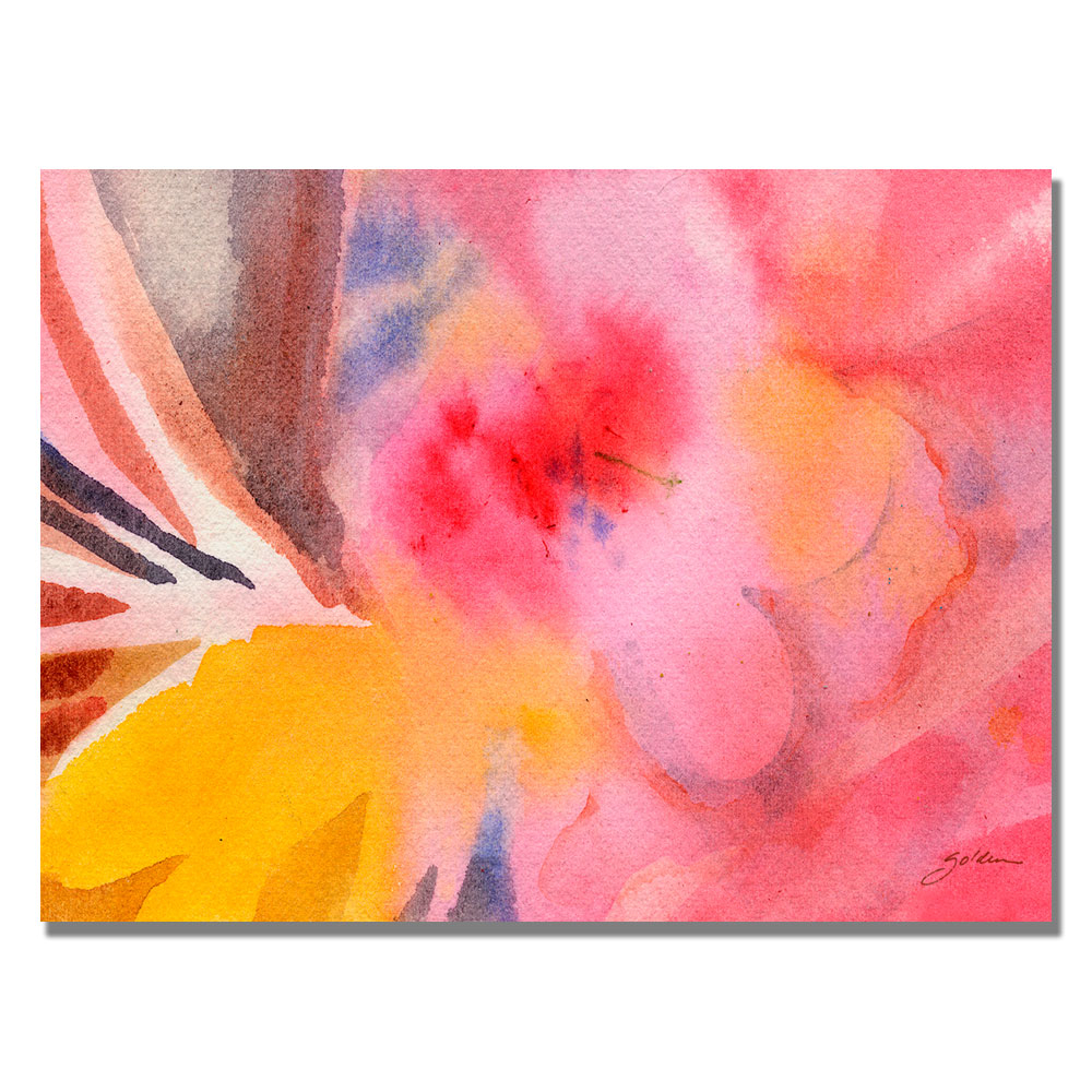 Shelia Golden 'Pink Tones' Canvas Wall Art 35 X 47