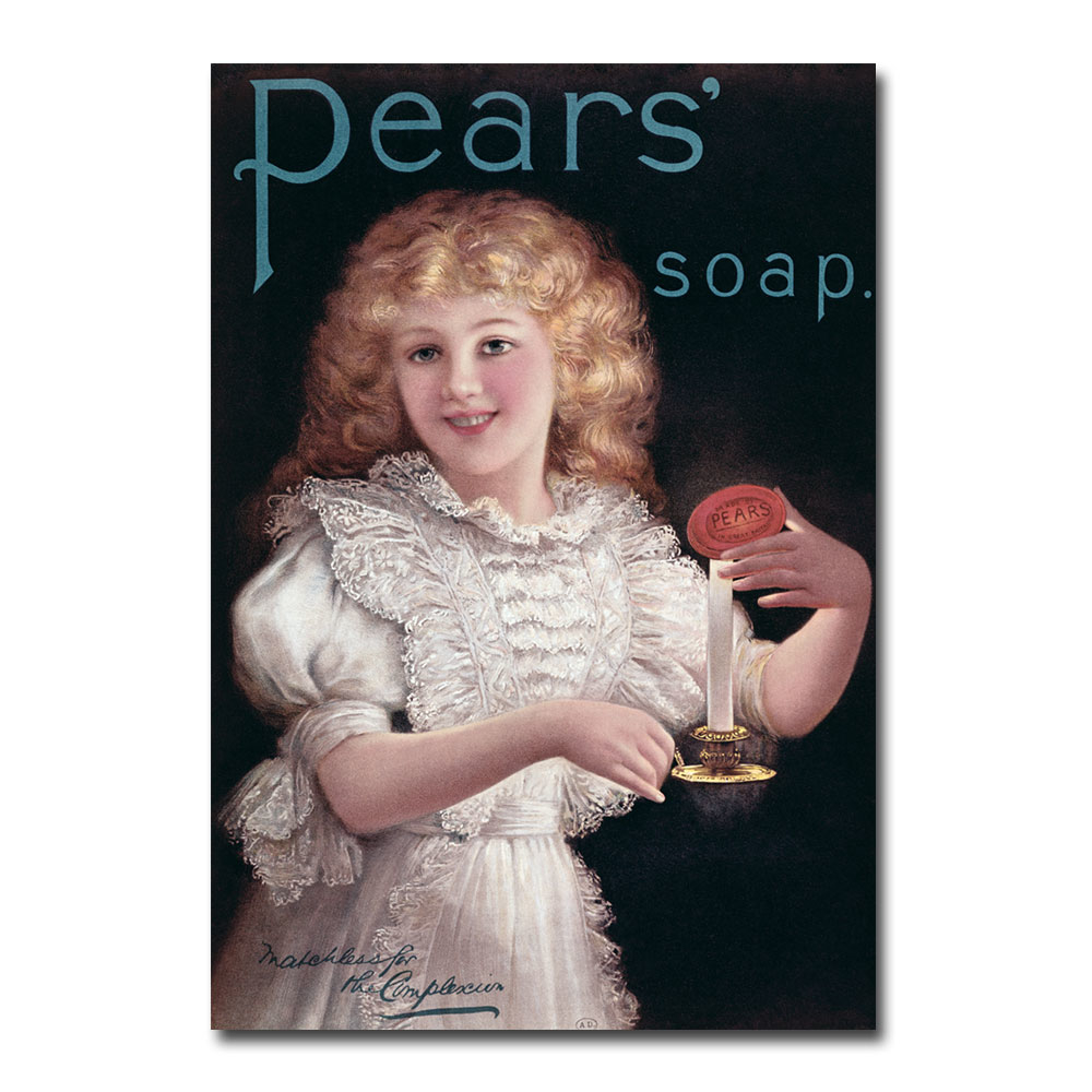 Pears Soap' Canvas Wall Art 35 X 47