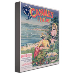 Emmanuel Brun 'Casine Des Fleurs Cannes 1892' Canvas Wall Art 35 X 47