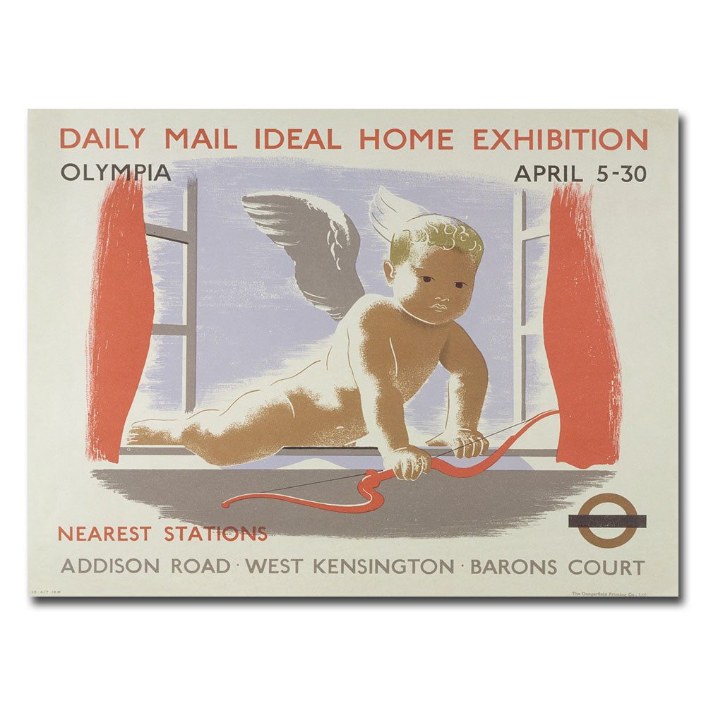Home Exibition At Kensington Olympia 1938' Canvas Wall Art 35 X 47