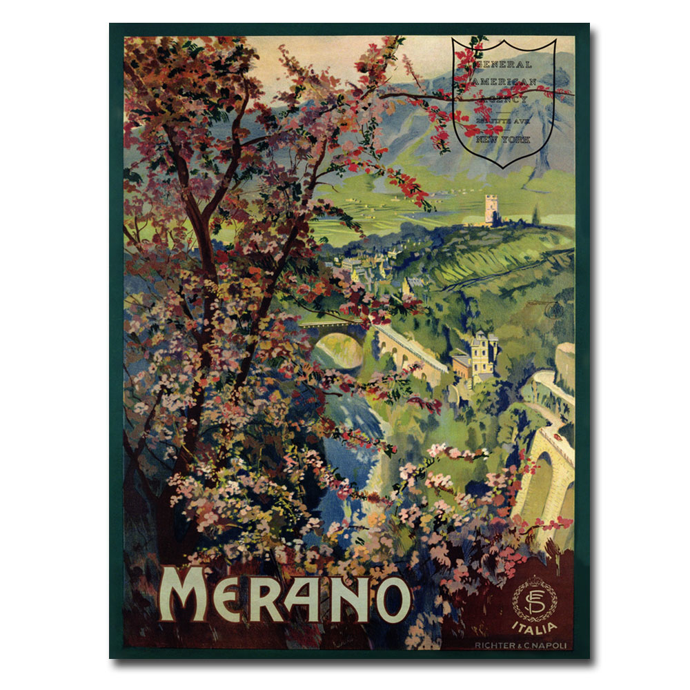 Mario Borgoni 'Merano 1926' Canvas Wall Art 35 X 47