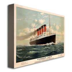 Fred Pansing 'Cunard Line 1908' Canvas Wall Art 35 X 47