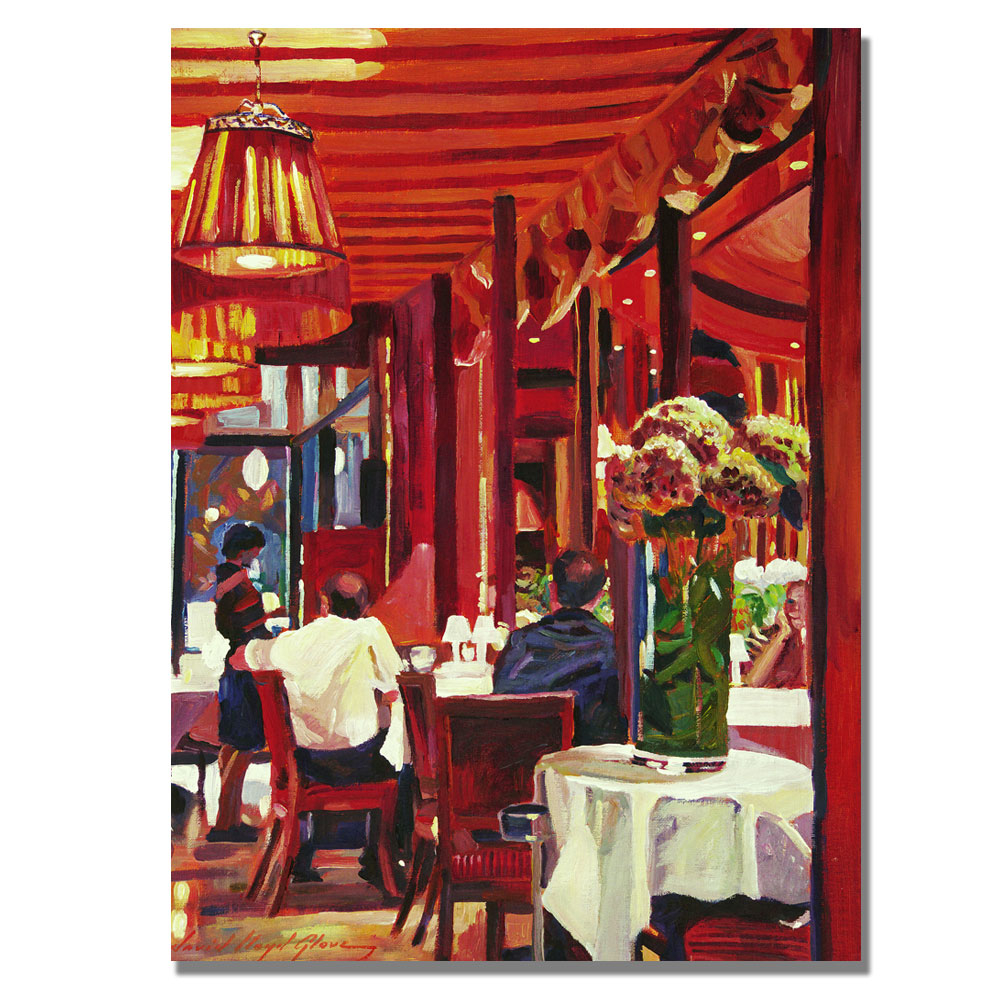 David Lloyd Glover 'Chez Parisian' Canvas Wall Art 35 X 47