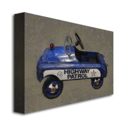 Michelle Calkins 'Highway Patrol Pedal Car' Canvas Wall Art 35 X 47