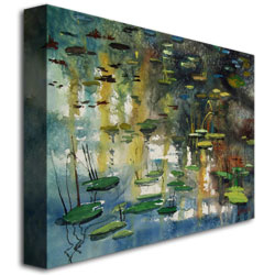 Ryan Radke 'Faces In The Pond' Canvas Wall Art 35 X 47