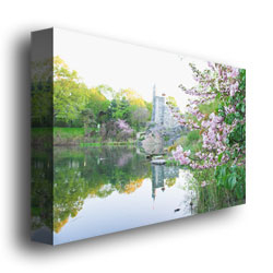 Ariane Moshayedi 'Castle By The Water' Canvas Wall Art 35 X 47