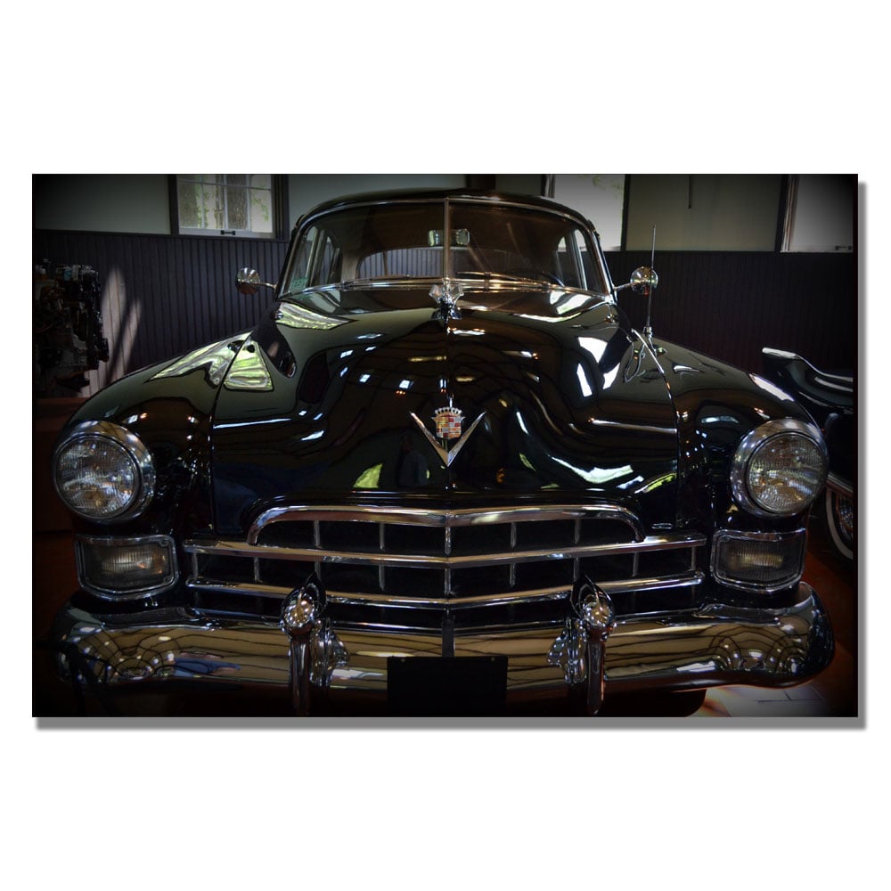 Michelle Calkins '1948 Cadillac Front' Canvas Wall Art 35 X 47