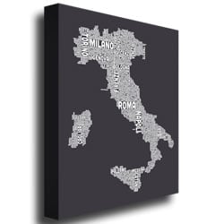 Michael Tompsett 'Italy In Charcoal' Canvas Wall Art 35 X 47