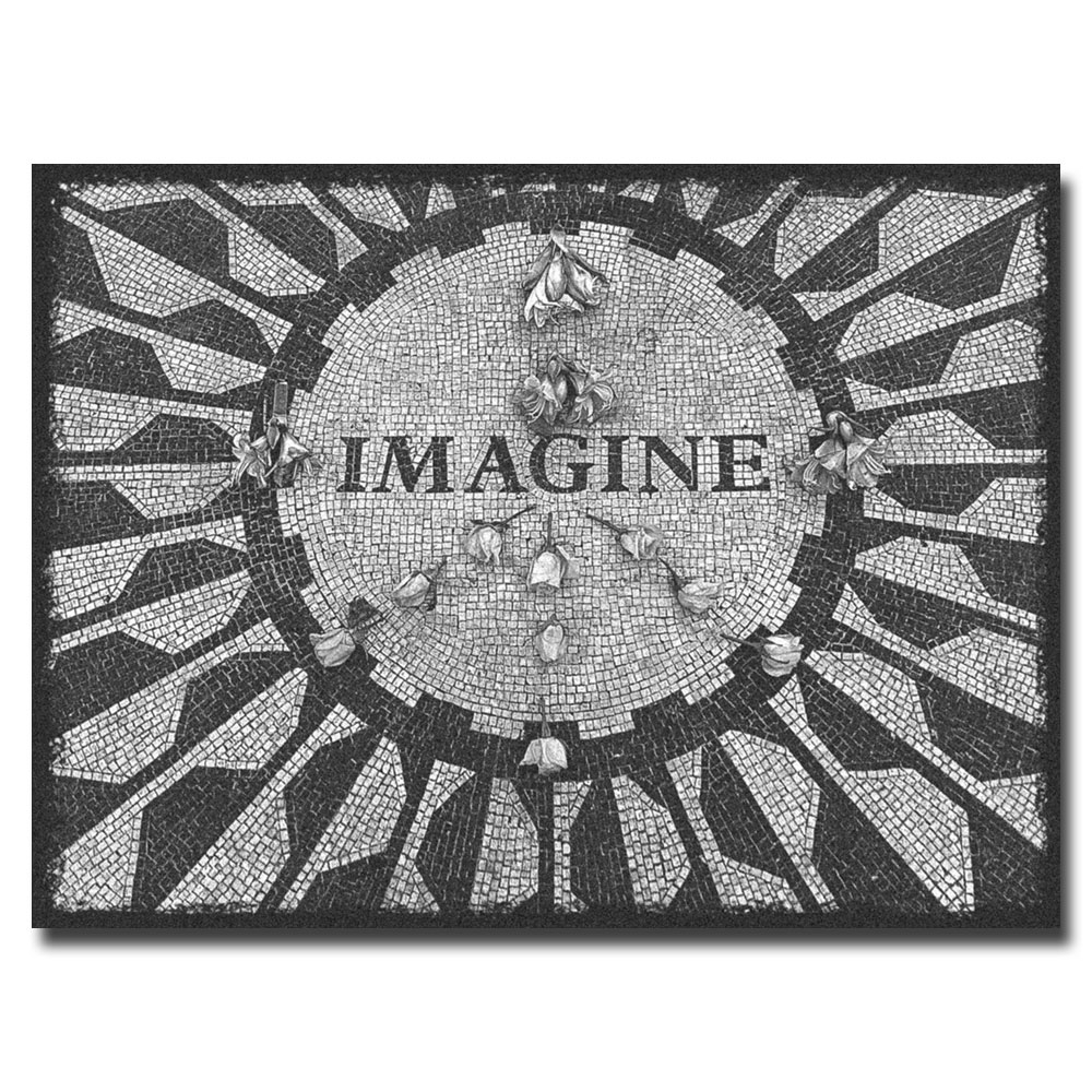 Ariane Moshayedi 'Imagine Peace' Canvas Wall Art 35 X 47