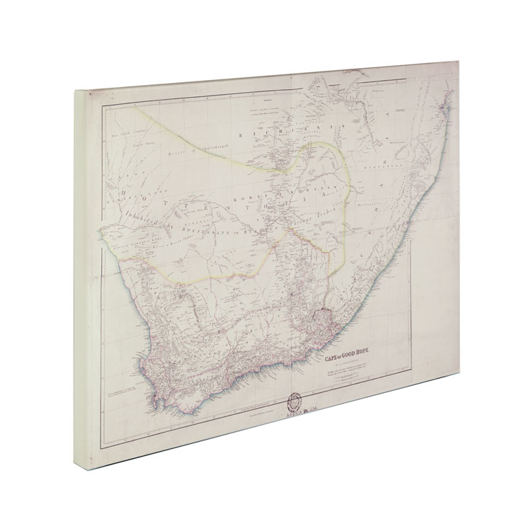 John Arrowsmith Map Of Southern Africa 1834 Canvas Wall Art 35 X 47