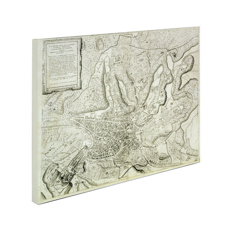 Antonio Lafreri 'Map Of The City Of Rome 1557' Canvas Wall Art 35 X 47
