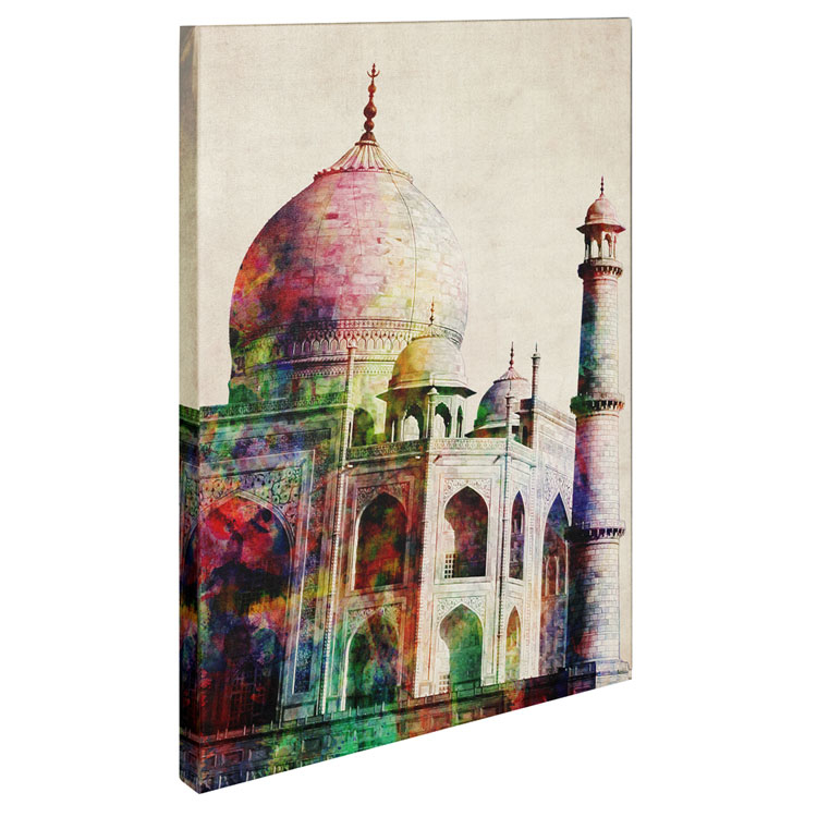Michael Tompsett 'Taj Mahal' Canvas Wall Art 35 X 47