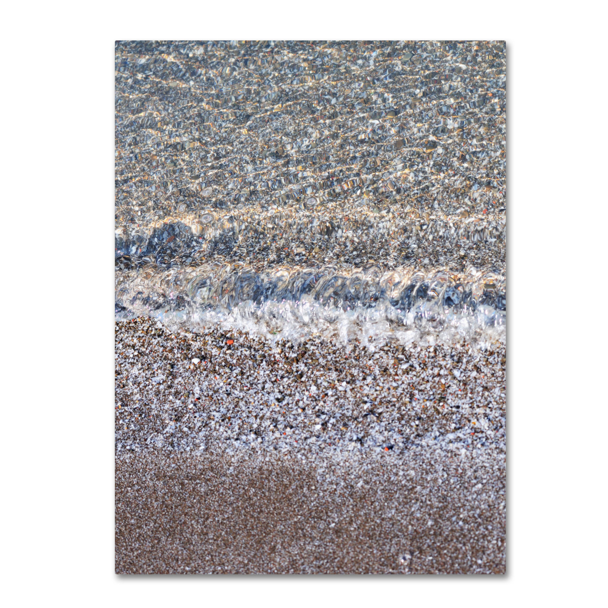 Kurt Shaffer 'Lakeshore Abstract 2' Canvas Wall Art 35 X 47