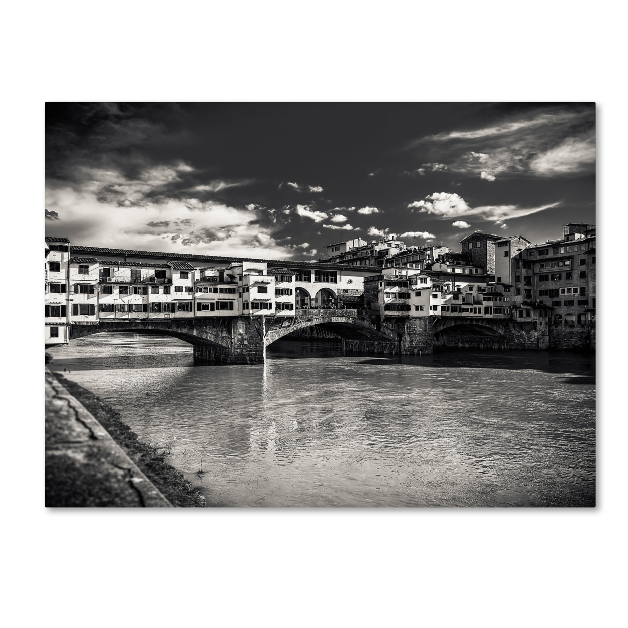 Giuseppe Torre 'Letters From Florence' Canvas Wall Art 35 X 47