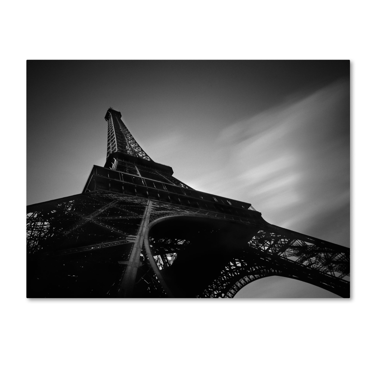 Moises Levy 'Eiffel 1' Canvas Wall Art 35 X 47 Inches