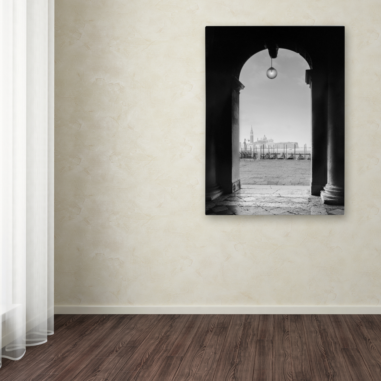 Moises Levy 'Venetia View' Canvas Wall Art 35 X 47 Inches