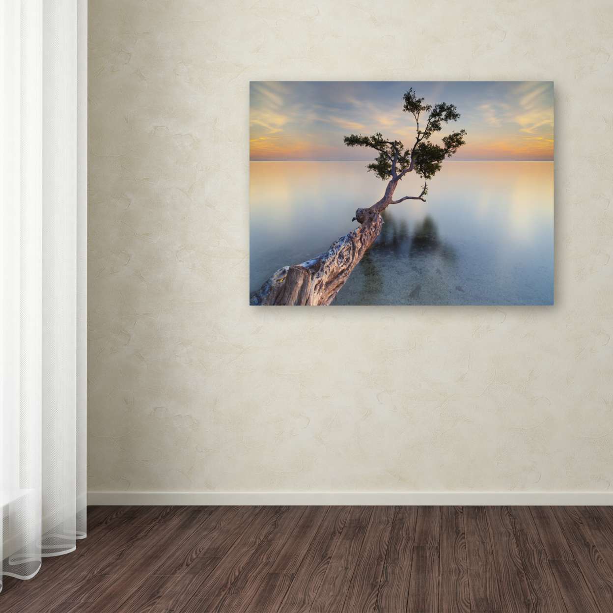 Moises Levy 'Water Tree XIV' Canvas Wall Art 35 X 47 Inches