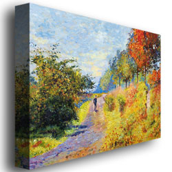 David Lloyd 'The Sheltered Path' Canvas Wall Art 35 X 47 Inches