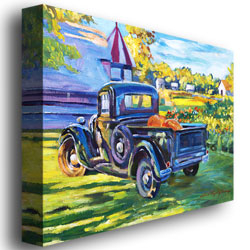 David Lloyd 'The Pumpking Pickup' Canvas Wall Art 35 X 47 Inches
