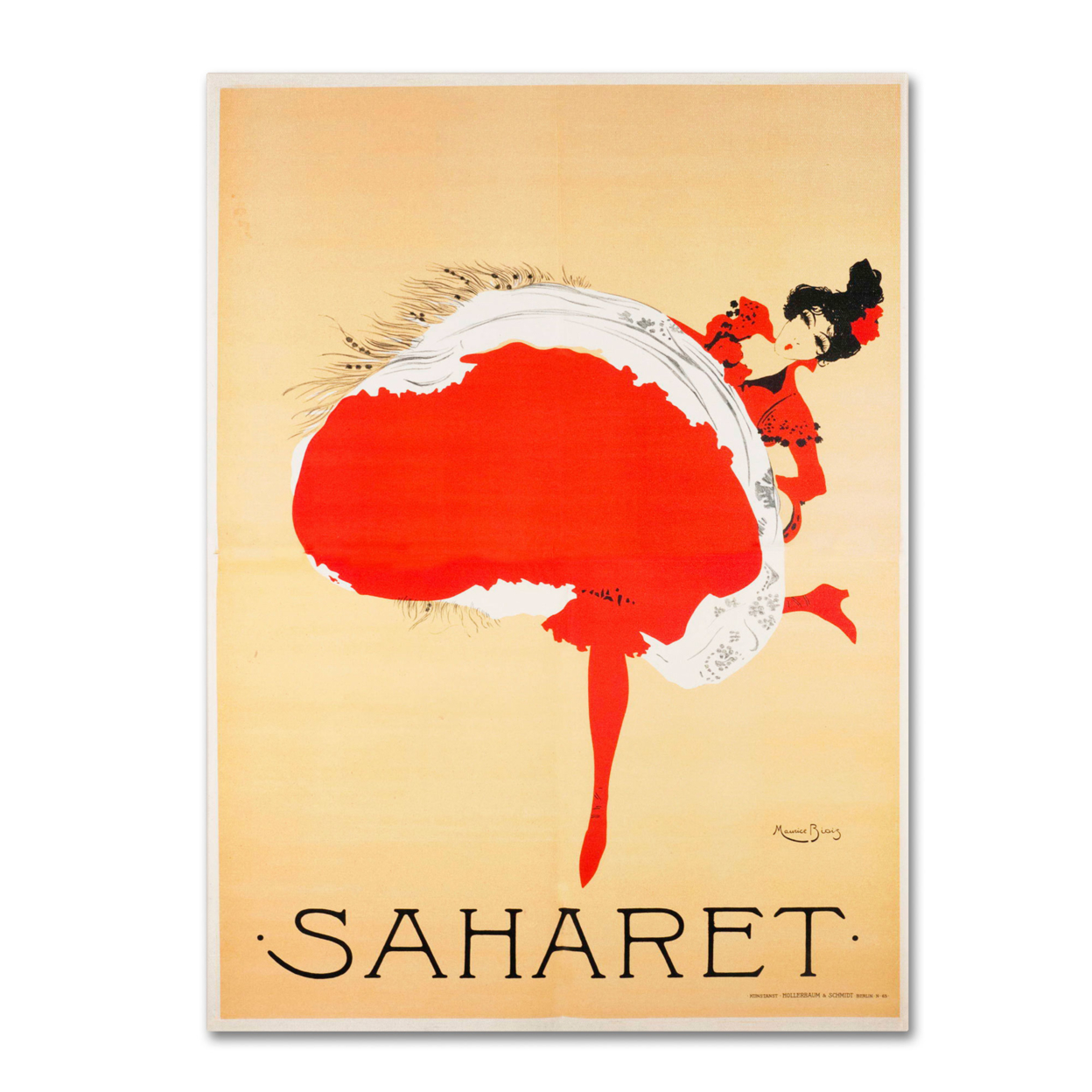 Vintage Apple Collection 'Saharet' Canvas Wall Art 35 X 47 Inches