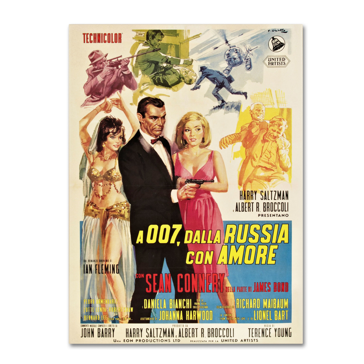Vintage Apple Collection 'From Russia With Love' Canvas Wall Art 35 X 47 Inches