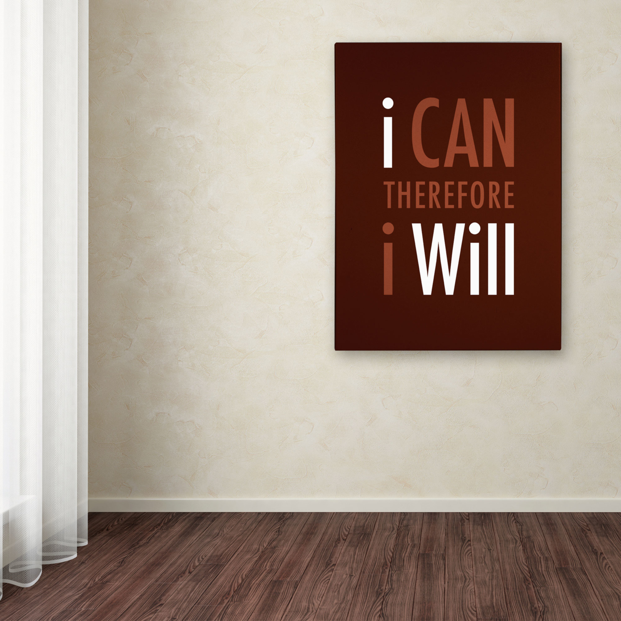 Megan Romo 'I Will II' Canvas Wall Art 35 X 47 Inches