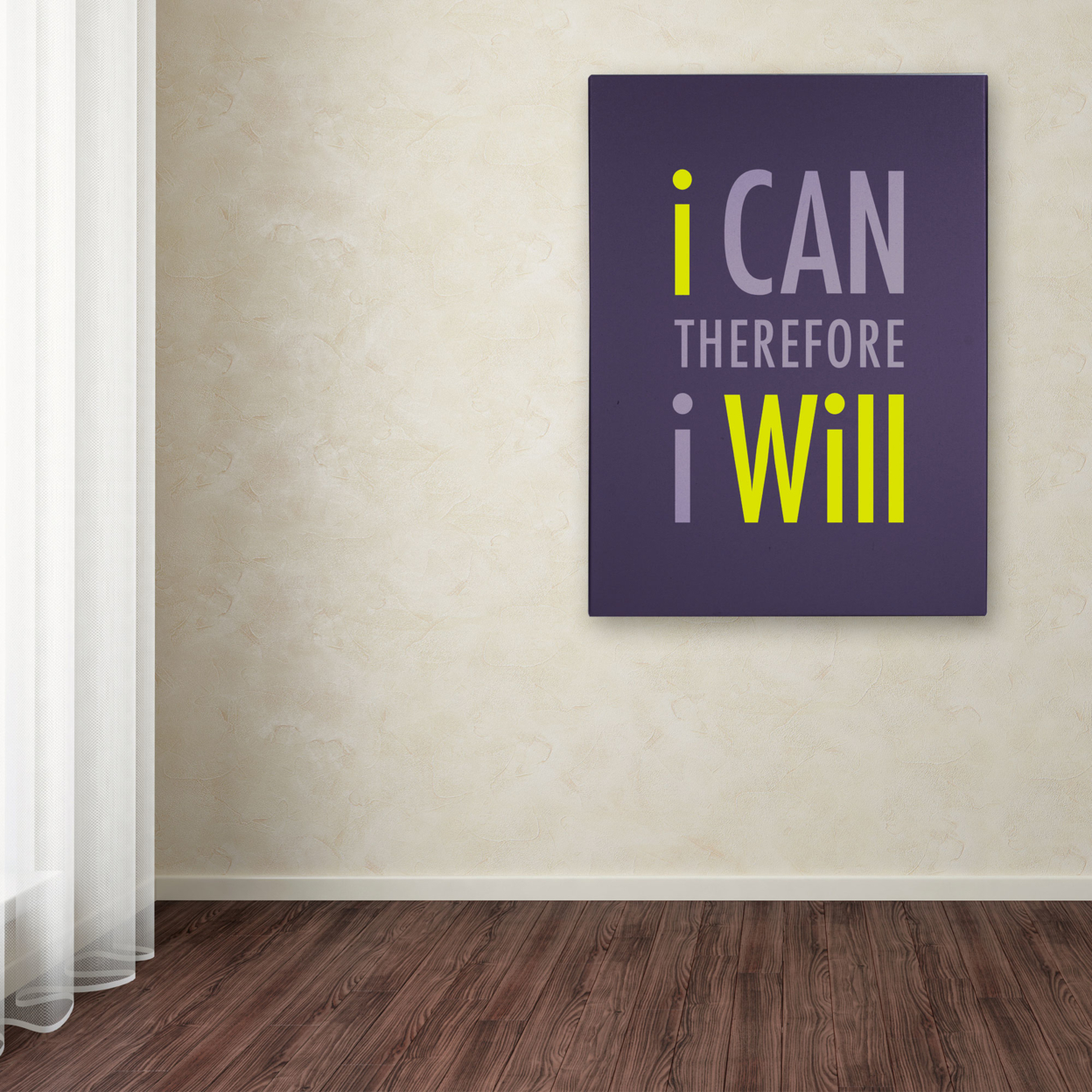 Megan Romo 'I Will I' Canvas Wall Art 35 X 47 Inches