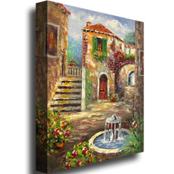 Rio 'Tuscan Cottage' Canvas Wall Art 35 X 47 Inches