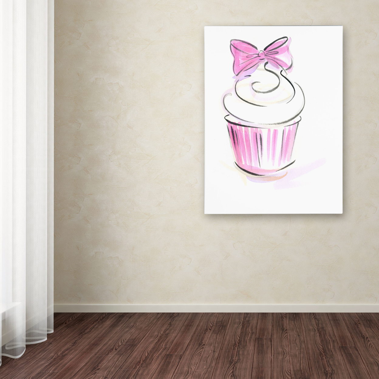 Jennifer Lilya 'Cupcake 3' Canvas Wall Art 35 X 47 Inches