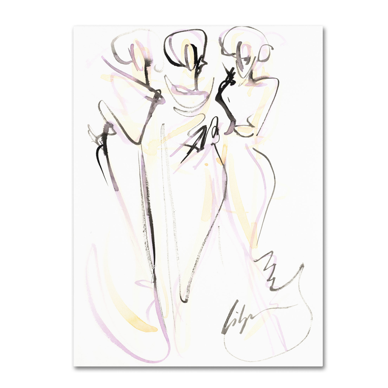 Jennifer Lilya 'Muses' Canvas Wall Art 35 X 47 Inches